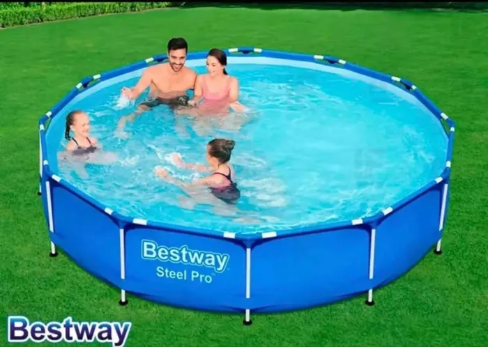 Piscina Redonda Estrutural 6.473L Com Filtro 127V - Bestway
