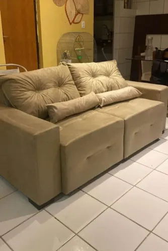 Sofá retrátil já com o frete