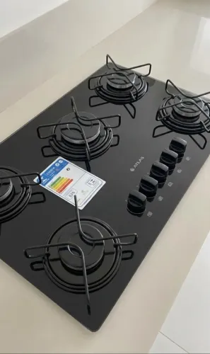 Fogão Cooktop 5 bocas