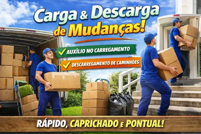 Carga e Descarga de Materiais, Móveis, Mudanças