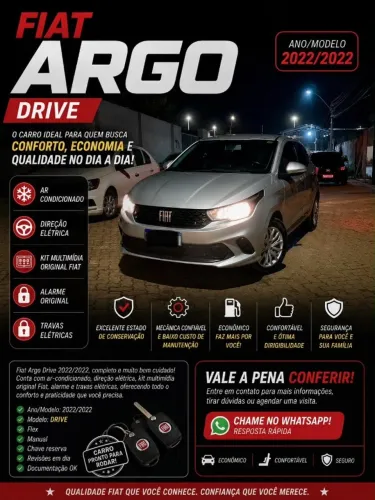 Fiat Argo Drive 1.0 6V Flex 2022