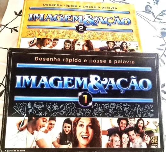 Jogo de tabuleiro Imagem e Ação 1 e 2 