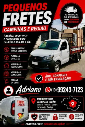 Pequenos Fretes campinas e região 