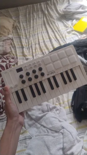 Teclado Controlador midi m-vave smk - 25