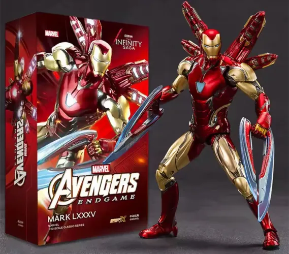 Action Figure Homem de Ferro Mark LXXXV (85) Avengers Endgame - ZD Toys - Novo na Caixa