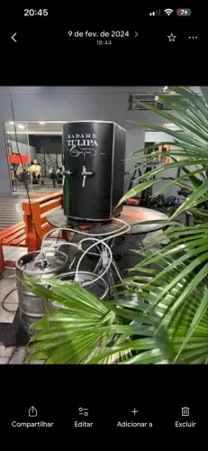 Chopeira 2 bicos. Grande potência cilindro lacrado.