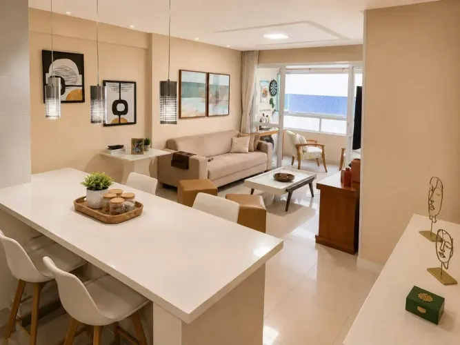 Alphaville VENDO | 2 quartos, 1 suíte | 70 m² | PORTEIRA FECHADA | 1 vaga