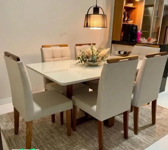 mesa de jantar 6 cadeiras
