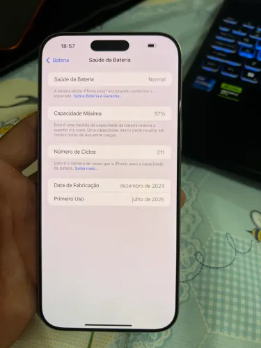 iPhone 16 pro Max 256 GB, s/ caixa