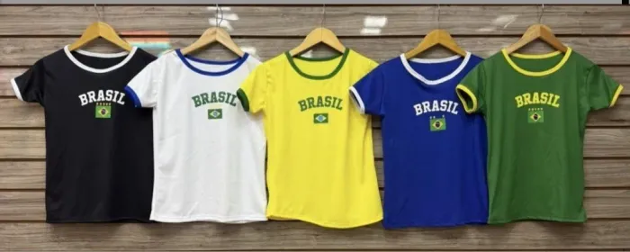 Babylook do Brasil Copa 2026