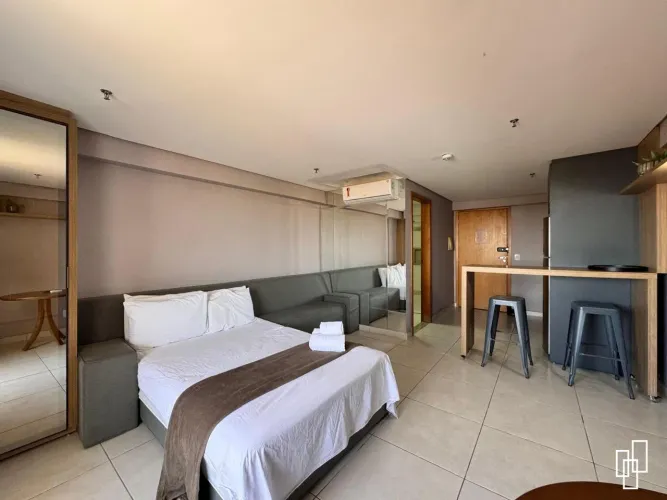 FLAT PARA LOCAÇÃO NO VIVENCE SUÍTES CONFORTO, PRATICIDADE E LOCALIZAÇÃO CENTRAL EM PALMAS