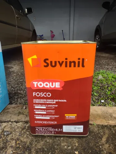 Tinta Suvinil Toque fosco 16L Branco neve 