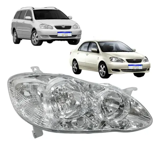 Farol Toyota Corolla Fielder 2003 2004 2005 2006 A 2008 Ld Direito/passageiro