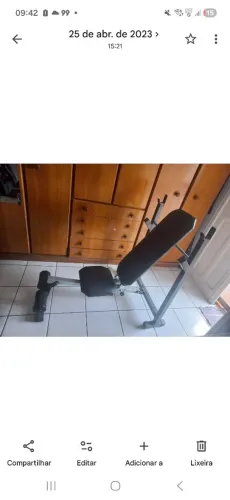 Mesa de Supino 3 Estágios