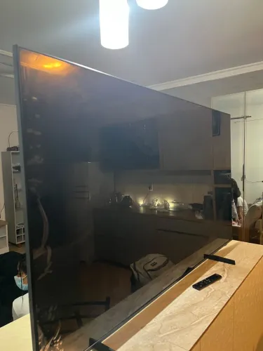 TV Samsung 55 no plástico