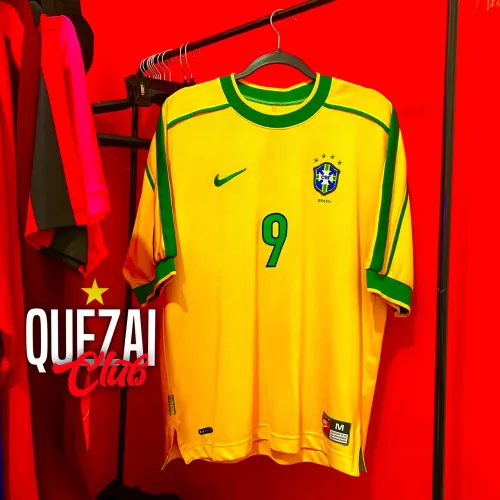 Camisa Nike Seleção Brasileira / Brasil 1998 Home Amarela ORIGINAL 
