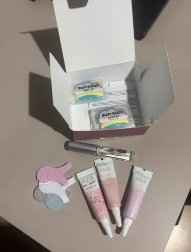 Kit Lash Lifting Brow Lamination Completo 7g Puluk Pro Wave, produto na caixa usado 2x 