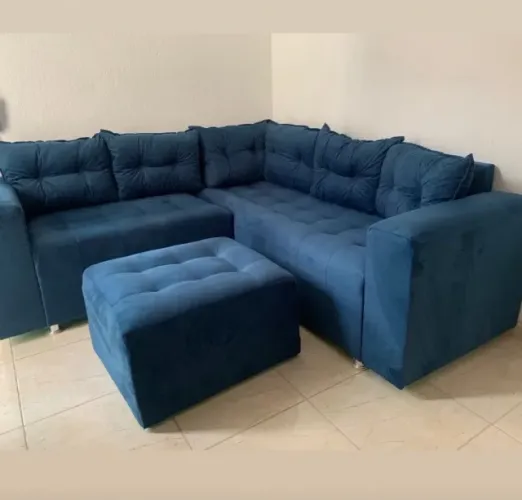 SOFÁ . Azul lindo lindo
