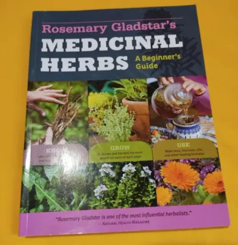 Livro Ervas Medicinais Guia iniciantes idioma inglês