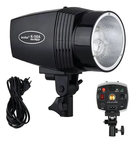 Tocha Flash Para Estúdio Fotográfico Godox K180a