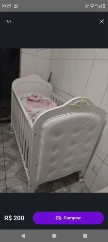 Vendo berço pra hoje 130$