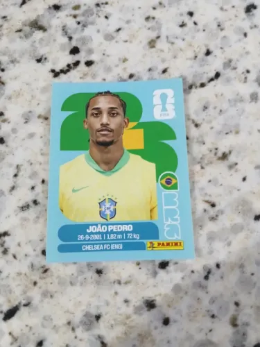 Figurinha da copa avulso, joão pedro