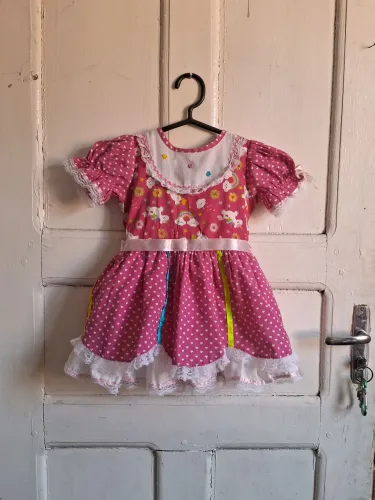 Vestido junino 2-3 anos