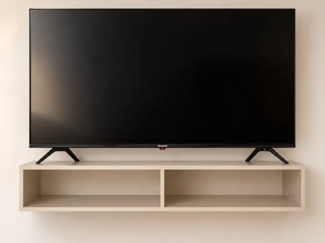 Vendo tv e rack suspenso 