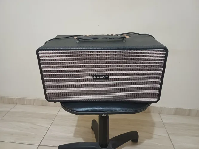 Caixa De Som Ecopower Ep-1929 Bluetooth Preta
