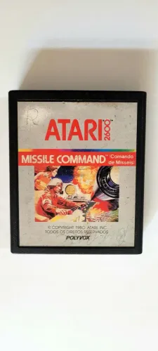 Multijogos 4 em 1 Apple vision + Missile Command Polyvox - Atari 2600.