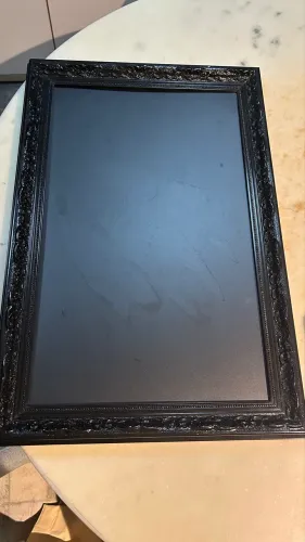 Quadro lousa Decorativo para informações ou recados com  moldura provençal
