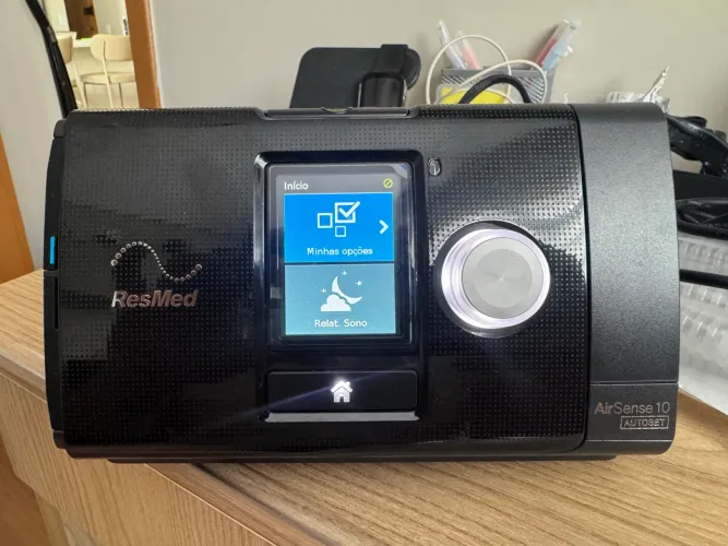 CPAP ResMed AirSense 10 AutoSet + Umidificador e Acessórios