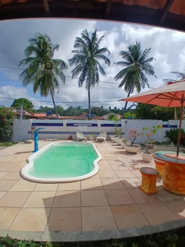 Casa piscina e churrasqueira