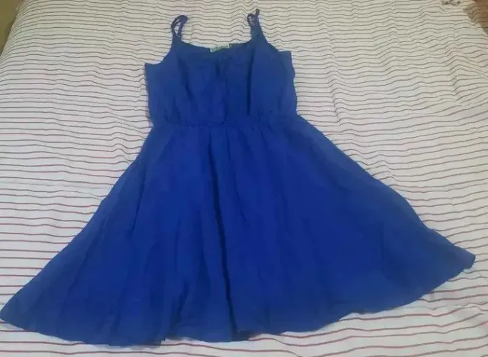 Vestido azul Royal