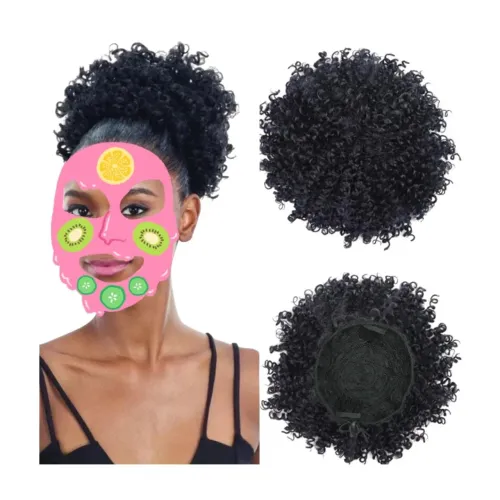 Afro puff - aplique