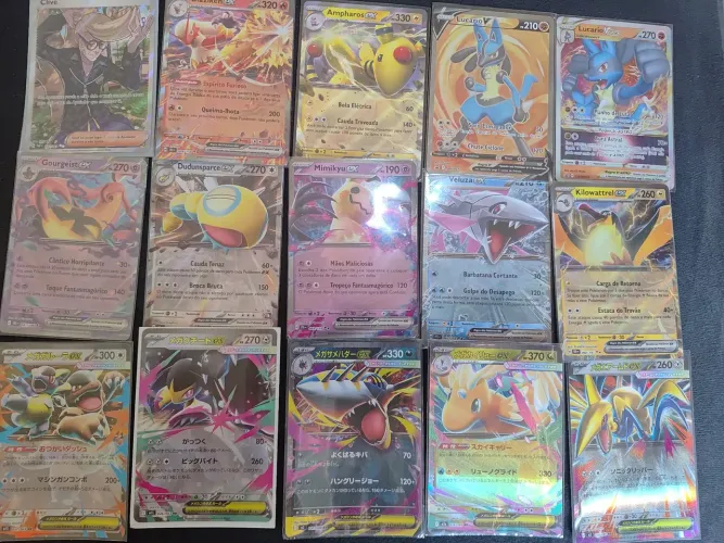 LOTE CARTAS POKEMON ULTRA-RARAS