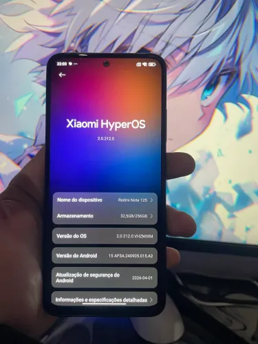Redmi Note 12S 256GB Memória