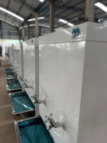 Bebedouro Inox (Nº1 do Site em Custo Benefício) - 50 Litros | 2 Torneiras