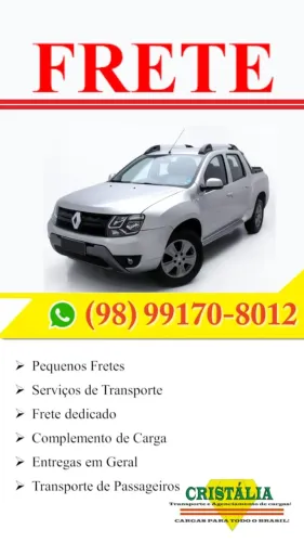 FRETE, TRANSPORTE, ENTREGAS EM GERAL, TRANSPORTE DE PASSAGEIROS, ETC...
