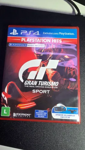 Jogo Playstation 4 / Playstation 5 Gran Turismo Sport PS4 original - PlayStation Hits