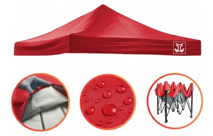 Lonas para tenda Gazebo 3x3, Azul, Preto e Vermelho