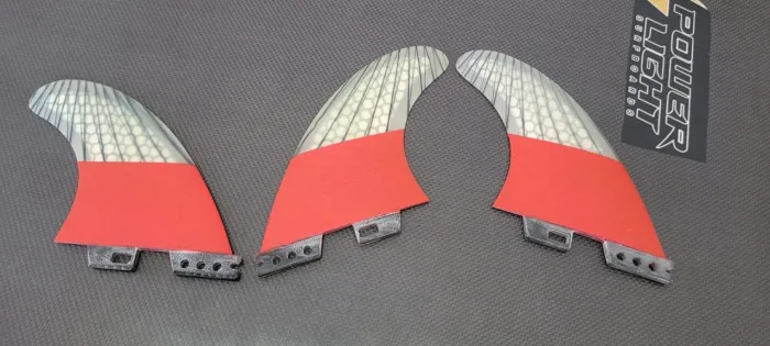 Jogo de quilhas FCS II - Performance - Fiberglass com honeycomb