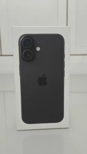 Iphone 16 Apple 128GB Preto Tela 6,1" 48MP iOS 5G Garantia 1 Ano [Lacrado]