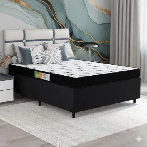 Cama com Colchão de casal (dividimos em ate 10x sem juros)