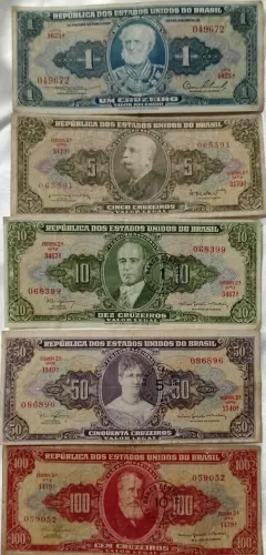 kit cédulas antigas