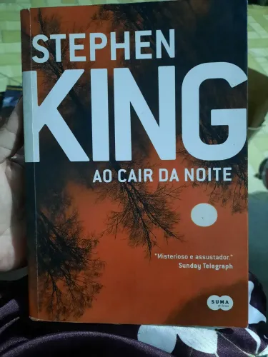 Livro Ao Cair da Noite -Stephen King
