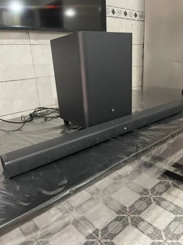 Equipamento de áudio Home Cinema Soundbar e Subwoofer