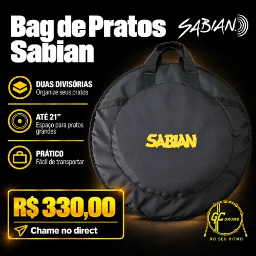 BAG DE PRATOS SABIAN