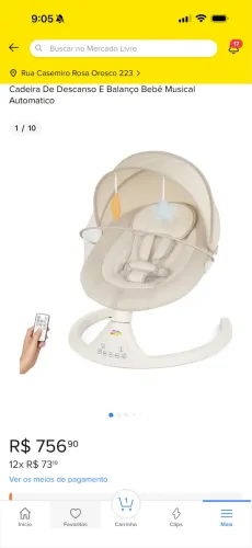 Cadeira De Descanso E Balanço Bebê Musical Automatico