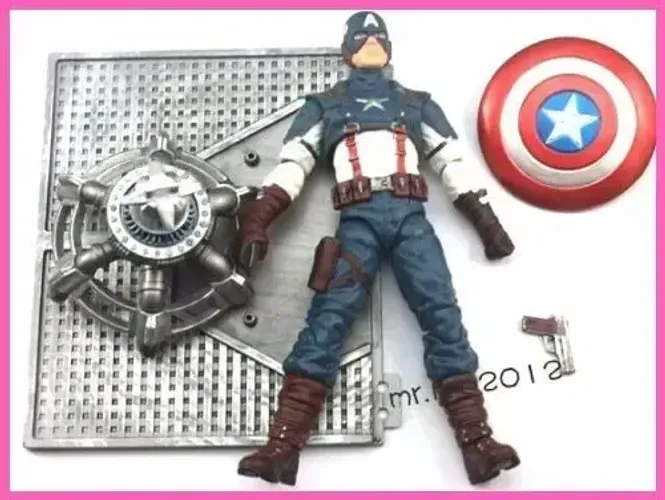 Capitão América Marvel Figure Select 18cm